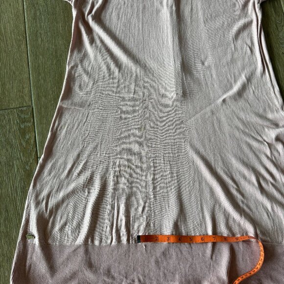 Lacoste silk/cotton blend collared PINK preppy shift dress size 42 - Picture 7 of 12